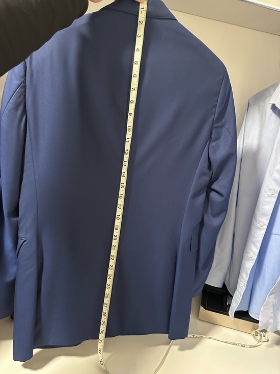 Burberry Blue Sport Coat - Picture 12 of 15